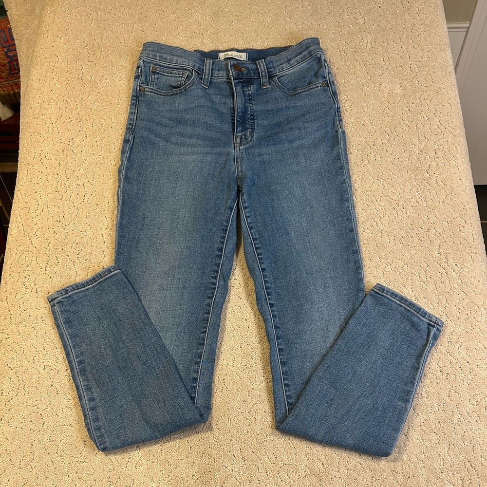 Madewell Women's 10" Roadtripper Skinny Stretch Denim Jeans Size 27